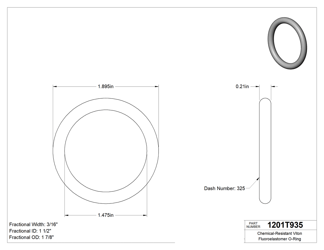Technical drawing - 1201T935